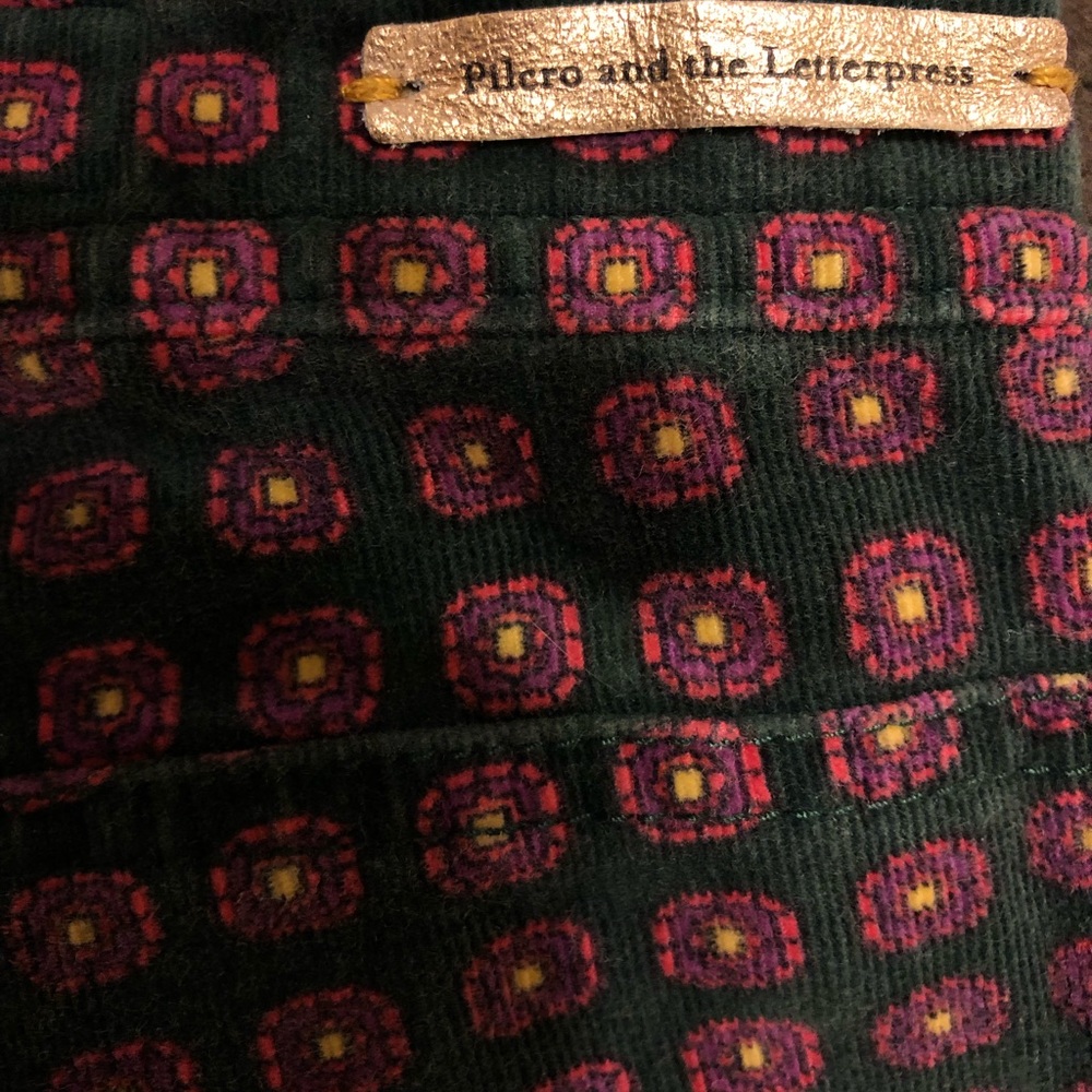 Pilcrow and letterpress printed skinny cords